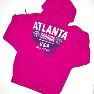 Atlanta Georgia USA PINK hoodie sweatshirt Medium